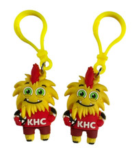 American Heart Association Keychains Challenge Kids Yellow Monster Lot 2