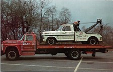 Advertising Pc Towing By Dart Tow Truck Flat Bed Car Carrier Bronx New York