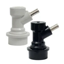 Ball Lock Keg Coupler Set for Home Brewing Corny Kegs Connector 1/4" Barb