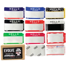 EggShell Stickers Hello, My Name Is, USPS (50 Stickers) Pack Art Supplies