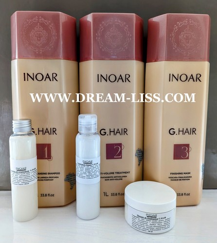 Kit Lissage Brésilien Inoar GHAIR + Shampoing Offert - Neuf (peut Avoir Défauts Mineurs)