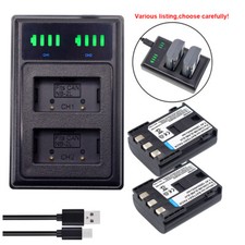 Battery or charger for Canon NB-2L PowerShot G7 G9 S30 S40 S45 S50 S60 S70 S80