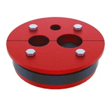 6 In. Well Seal, 1 In. and 1-1/4 In. Double Drop Heavy-Duty Cast iron