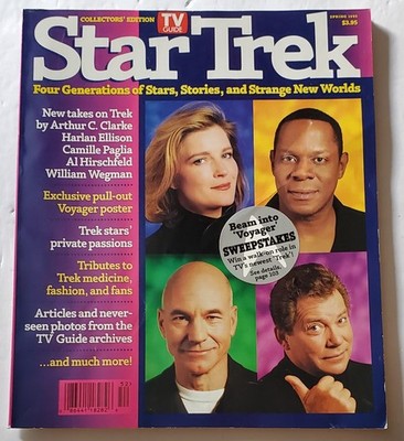 Collectors Edition TVGuide Star Trek 4 Generations StarsStoriesStrangeNew Worlds