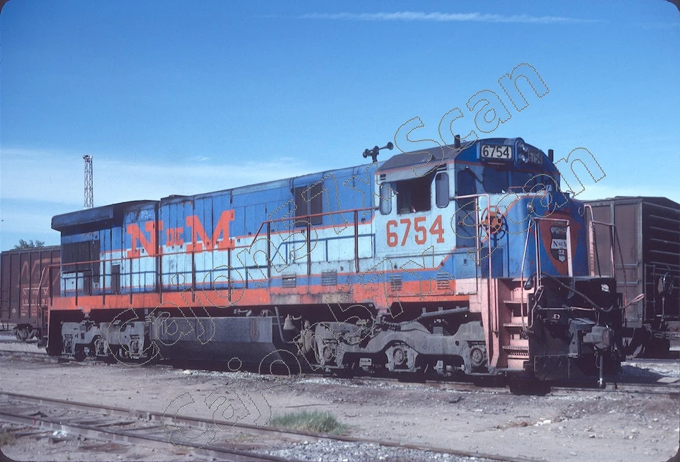 Original Slide- NdeM Mexico C30-7 6754 At Mexicali, BCN 2/96 - Image 1 of 1