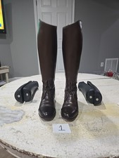 E VOGEL BESPOKE LEATHER CUSTOM FORMAL HUNT EQUESTRIAN LACE-UP DRESS RIDING BOOTS E VOGEL BESPOKE LEATHER CUSTOM FORMAL HUNT EQUESTRIAN LACE-UP DRESS RIDING BOOTS - Image 1