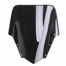 Front Windshield Windscreen Fit Yamaha FZ1S 2006-2011 Double Bubble ABS Smoke