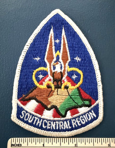 Vintage 1960s SOUTH CENTRAL REGION Boy Scout PATCH BSA National Jamboree Badge
