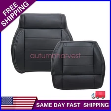 2008 2009 2010 2011 2012 For Jeep Wrangler Driver Bottom & Top Seat Cover Black