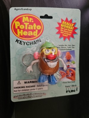 Vintage 1997 MR. POTATO HEAD KEYCHAIN Basic Fun 90s Toy Sealed See Description 