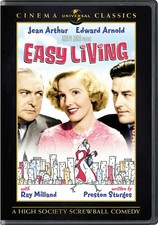 Easy Living DVD Jean Arthur NEW