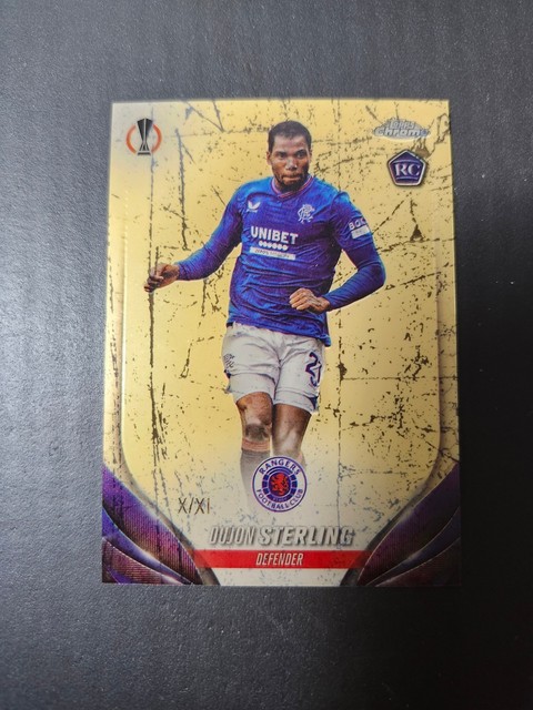 2023-24 Topps Chrome UEFA UCC Dujon Sterling Roman Numerals /XI