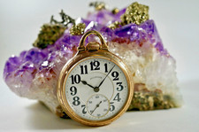 1921 Illinois A. Lincoln RR Grade Model 9 21 Jewels 16 Size Pocket Watch Runs