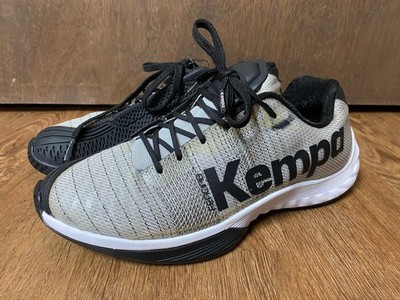 Kempa Attack Pro Fencing Sneakers Shoes Silver Grey/Black, US 8 / Eur 41