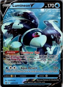 Lumineon V SWSH250 Holo Promo - Sword & Shield Black Star Promo