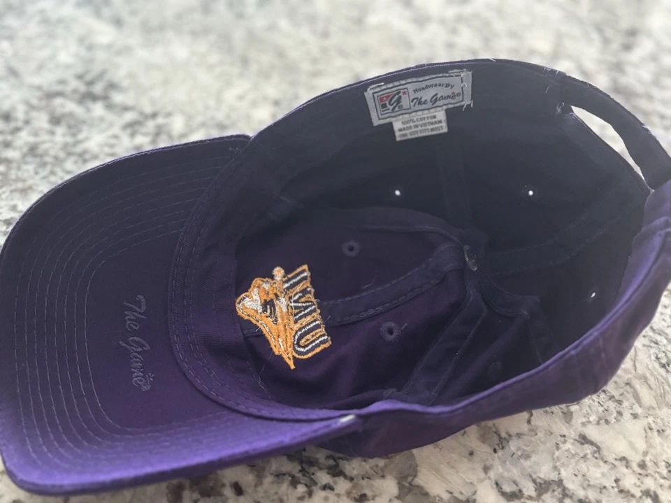 Univ of Northern Iowa Panthers Purple Adult Baseball Cap One Size Fits Most - Image 4 of 4