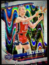2025 Panini WNBA Prizm - Lucy Olsen #104 - Rookie White Seismic Prizm (RC)