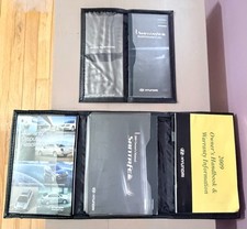 2009 Hyundai Santa Fe Owners Manual/Handbook& Supplement/Maintenance Log in Case
