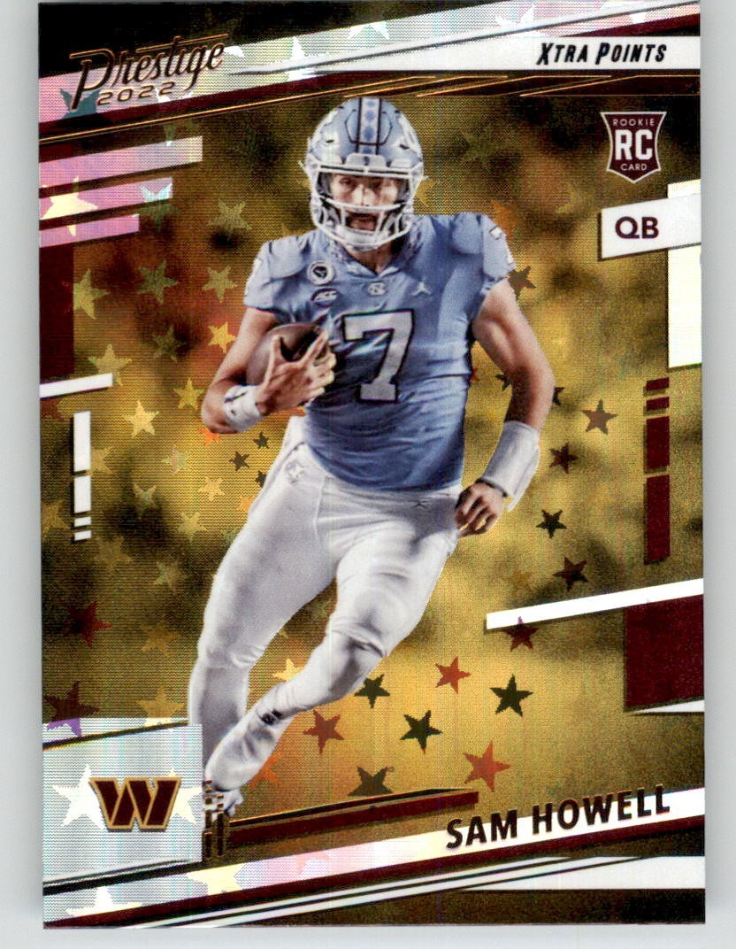 2022 Panini Prestige Xtra Points Astral Sam Howell RC #305 WSH