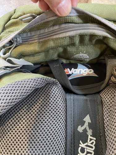 Vango Contour 50+10S 60L Rucksack Backpack Green DofE, Scouts Hiking + Raincover - Picture 11 of 12