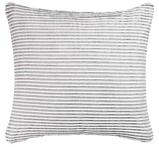 KAS Room Finley Euro Pillow Sham European 26x26 Dorm Room Summer Ticking Stripe