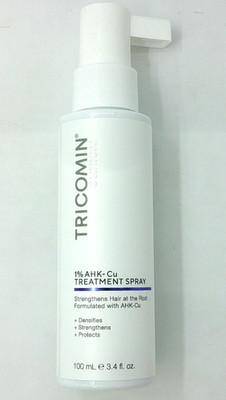 Tricomin Clinical 1% AHK-Cu Treatment Spray 100 ml/3.4 fl oz *New AUTH