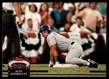 1993 Stadium Club Murphy #175 Ivan Rodriguez Texas Rangers Card