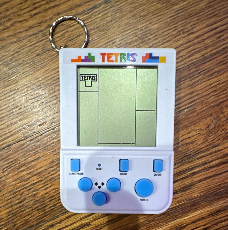Fizz Creations Tetris Handheld Electronic Game Keychain MPN 320124 (2025)