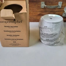 Pampered Chef Egg Cooker Microwave Ceramic Egg Cooker #1529 NIB Breakfast