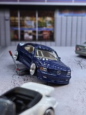 HOT WHEELS '89 Mercedes Benz 560 SEC AMG | Blau | CUSTOM | MAE Räder
