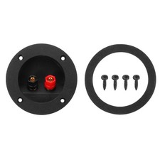 2.4 Inch Round Speaker Box Terminal Cup, 2-Way Subwoofer Plug Connector
