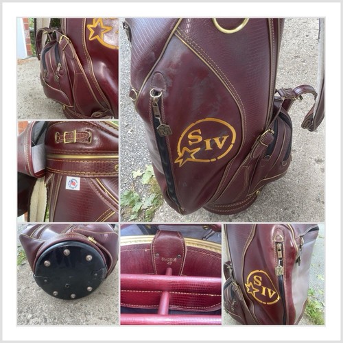 Vintage MAKER’S MARK 6-Way Carry Golf Bag with Club Cover - Picture 12 of 15