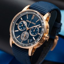 Audemars Piguet Code 11.59 Chronograph "Blue Nuit Nuage" Rose Gold Dial 26393OR 3