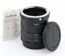 * USED * Fotodiox Extension Tube Set For Canon EF