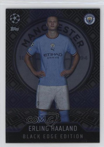 2022-23 Match Attax UEFA Club Competitions Black Edge Edition Erling Haaland 2u3