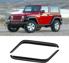 Window Visors For 2007-2018 Jeep Wrangler Jk 2-door Rain Guards Shields Vent De