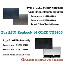For ASUS Zenbook 14 OLED UX3405 LCD Screen Assembly Complete Display Replacement