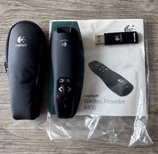 Logitech R400 Wireless Presenter Laser Pointer Remote w/ USB Receiver