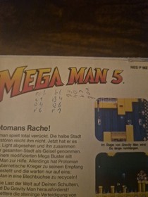 Nintendo Nes Mega Man 5 OVP CIB RARIT&Auml;T 