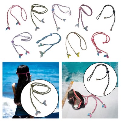 Maskengurt handgefertigtes Haarband Schwimmeinstellung geflochtener
