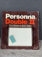 Vtg 5 PERSONNA DOUBLE II CARTRIDGES