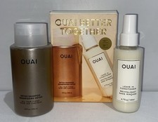 OUAI Better Together Set - Detox Shampoo 10 oz  Leave-In Conditioner 4.7 oz