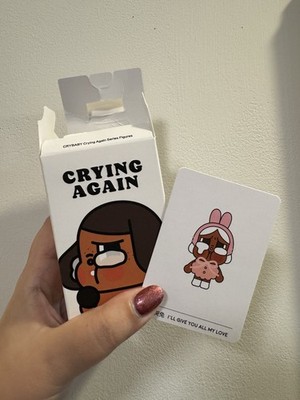 POP MART CRYBABY Crying Again sealed Bag in Open Box I'll give you all my love