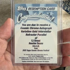 2025 Topps Chrome CJ Stroud Chrome Autographs (RAW)