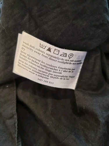 Laura Ashley Broderie Anglaise schwarz Baumwolle Kleid Größe 18 - Bild 10 von 10