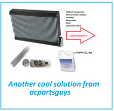 NEW AC Evaporator Service Kit for Kubota M9960HDC drier Valve Oil 