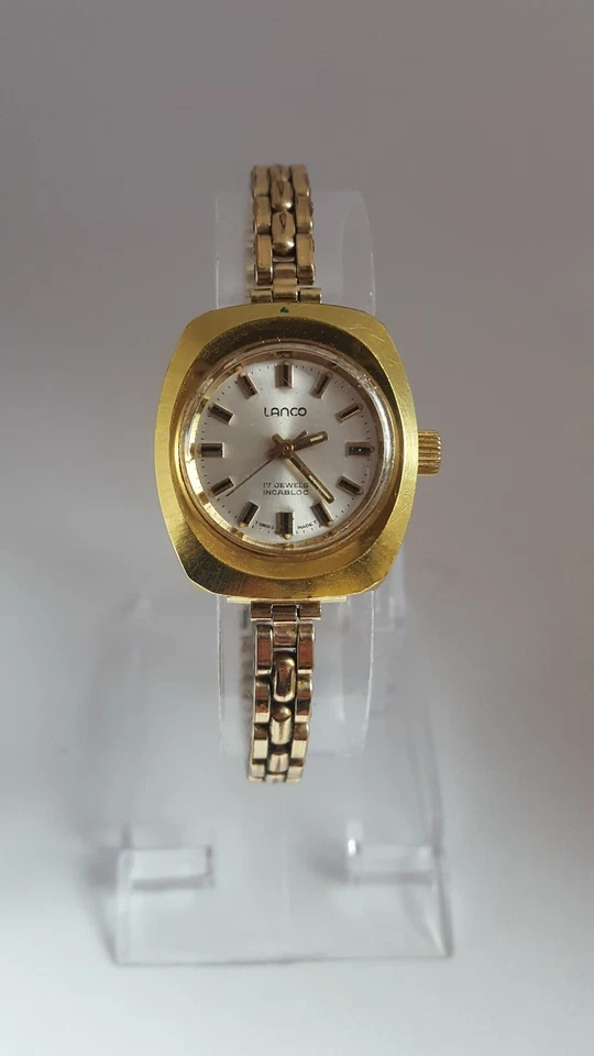 Hermoso reloj mecánico Lanco 17 joyas para dama Foto 2 de 3