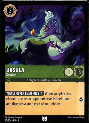 URSULA/アースラ エンチャンテッド ENC Lorcana Inklands Ursula “Deceiver of All” Enchanted 212/204