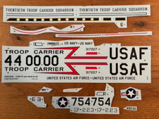 Decals, Reste von 1:72 Revell Bausatz C54 D Berliner Luftbrücke