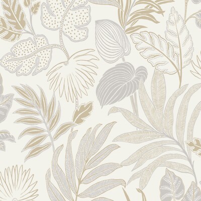 Weiß Beige Floral Tapete Struktur Kleister The Wall Vinyl Feature Esszimmer